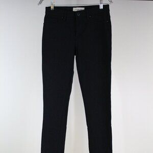 Calvin Klein Black Jeggings Size 6 Skinny Stretch Work Pants Pull On Minimalist